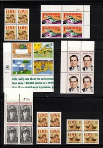 USA Briefmarken 1995 Gedenktafelblöcke und Blöcke: Scott 2975, 2948 - 3019 - Bild 1 von 6