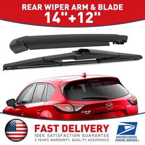 For 2013 - 2016 Mazda CX5 Rear Wiper Arm & Blade High Quality Black Replacement - Picture 1 of 12