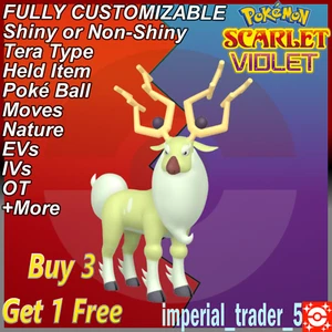 Pokémon Escarlata y Violeta ✨ Wyrdeer Brillante ✨ Con Mejor 6IV Personalizable - Imagen 1 de 1