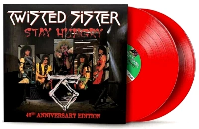 TWISTED SISTER Stay Hungry 40th Anniversary RED Color Vinyl 2XLP Rocktober Rhino - Image 1 of 4
