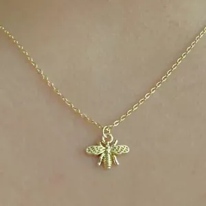 Collana Tiny Bumble Bee colore oro - Foto 1 di 4