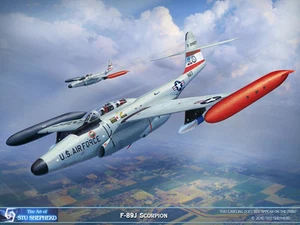 KUNSTDRUCK: F-89J Skorpion von Iowa ANG - Druck von Shepherd - Bild 1 von 1