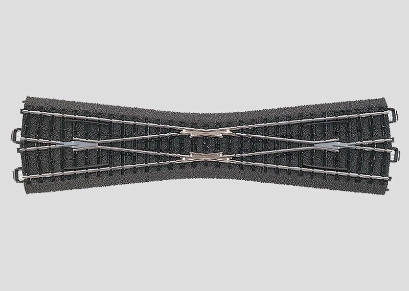 HO Scale Track - 24740 - Märklin - C Track - Wide Angle Crossing - Image 1 of 1