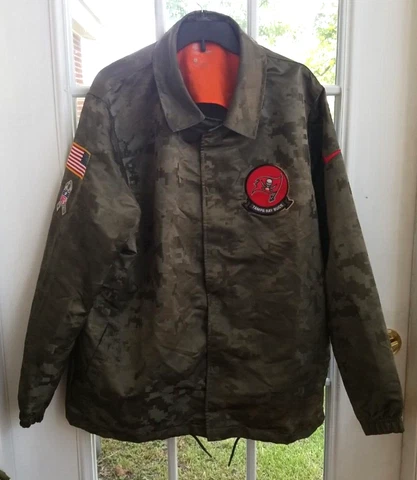On-Field NFL Team Apparel  Nike Snap Camo Rain Jacket  2XL Cover