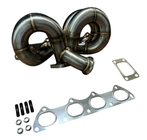 B Series AC PS Compatible T3 Turbo Manifold GSR B16 B18 B20 For Civic EG EK DC2 - Picture 1 of 10
