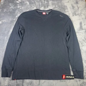 Vintage Y2K Tony Hawk Long Sleeve Signature Shirt Men's L NWT Jet Black Grunge - Picture 1 of 13