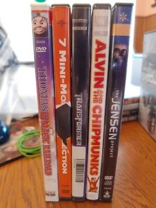 DVD Lot 5 DVDs Family transformers, Alvin & the chipmunk, Thomas, Jensen, minion - Picture 1 of 1