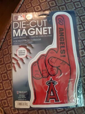 Los Angeles Angels- MLB Team Logo Die Cut Magnet-6" X "6 -Indoor or Outdoor - Image 1 of 3