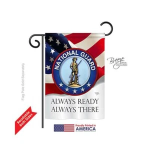 Breeze Decor 58020 Military National Guard 2-Sided Impression Garden Flag - 1... - Picture 1 of 1