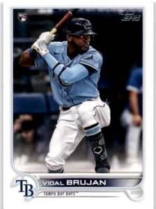 VIDAL BRUJAN RC 2022 Topps Serie 1 #25 Tampa Bay Rays - Foto 1 di 2