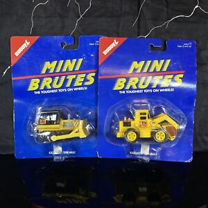 Vintage Buddy L Mini Brutes 1993 Set Of 2 SLM INC Excavator Tractor Machinery