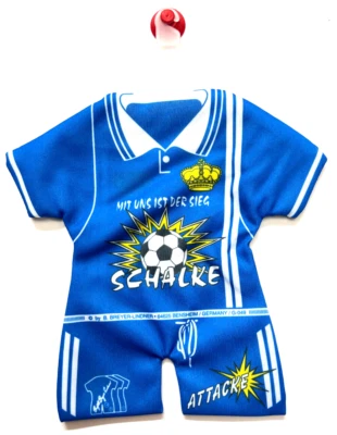 Schalke - Mit uns ist der Sieg - Fussball Trikot fürs Auto - Mini Kit #140