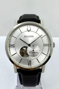 Bulova Clipper Open Heart Automatic 96A237 - Secondo Polso Eccellenti condizioni - Foto 1 di 11