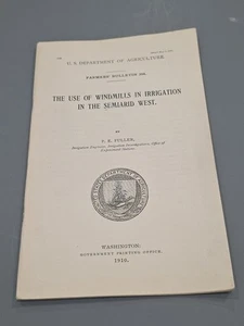 1910 The Use Of Windmills In South Dakota Agriculture Experimental Bulletin - Picture 1 of 4