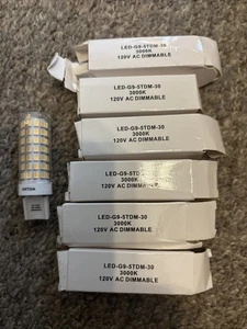 Artiva 40W Equivalent, G9 5TDM 30 Dimmable LED Light Bulb, 3000K (Set of 6) - Picture 1 of 2