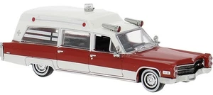 BREKINA 19776 Escala HO CADILLAC MILLER METEOR Ambulancia Color Rojo/Blanco 1966 - Imagen 1 de 1