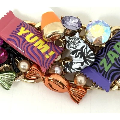 Pulsera Betsey Johnson Halloween Caramelo Maíz Palanca Gato Araña Nuevo Con Etiquetas Nuevo Con Etiquetas Foto 1 de 4