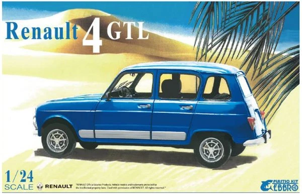 Renault 4 GTL 1/24 - EBBRO 25011 - Immagine 1 di 1