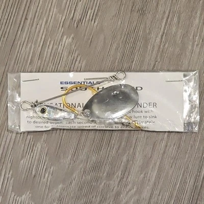 Señuelo de pesca South Bend Sensational Walleye Wonder, plateado/blanco, paquete original Foto 1 de 2