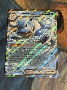 Blastoise ex 009/165 Sv: Scarlet & Violet 151 Holo - Picture 1 of 2