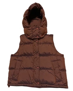Lululemon Wunder Puff 600-Down-Fill Cropped Vest 8 Damen Hooded Roasted Brown - Bild 1 von 20