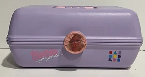 1990s Caboodles Barbie For Girls Lavender Purple Pink Latch Box 2825 USA - Picture 1 of 12