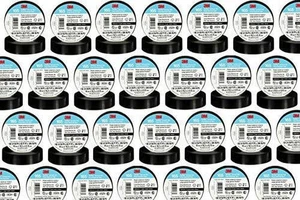 100 Rollen 3M 165 TEMFLEX 3M 1700 Upgrade schwarz 3/4" Vinyl Isolierband - Bild 1 von 7