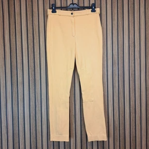 Saddle Huggers Jodphurs Yellow Womens UK 12 Shires C6 - Picture 1 of 9