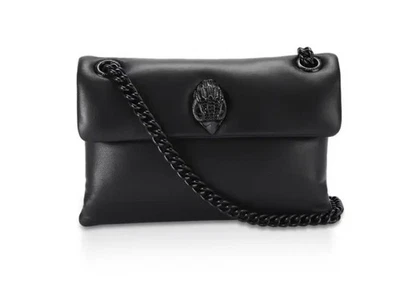Kurt Geiger London Mini Kew Bag Black Leather 14cm (H), 20cm (L), 6cm (D) - Image 1 of 4