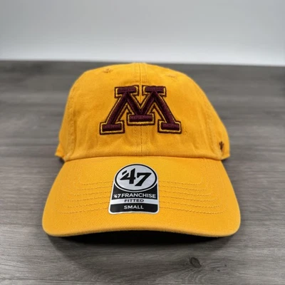 明尼苏达金戈弗斯帽子合身男式小号金色NCAA大学橄榄球47 — 第 1/4 张图片