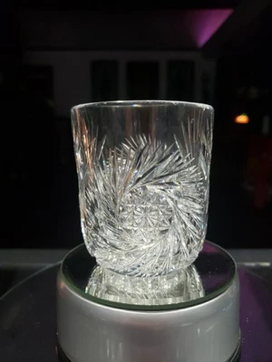 Vaso para jarra, American Brilliant Cut Glass Empire Atlantic Foto 1 de 4