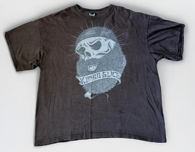 Vintage Y2K Tapout Kimbo Slice Street Fighter Promo Brown T-Shirt XL - Image 1 of 4