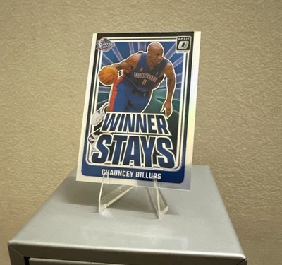2024 Donruss Optic Chauncey Billups Winner Stays Insert Silver Holo Prizm #18 - Image 1 of 2
