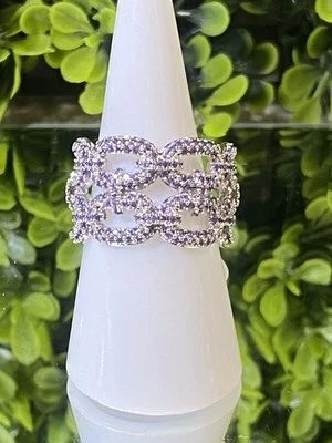 Anillo Bomb Party💍Talla 8 RG23408 De Resplandor Siempre Brillante 💜Colección Original Foto 1 de 4