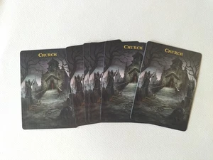 CHURCH CARDS OF THE BASE GAME (6) /ANCIENT BLOOD VAMPIRE HUNTERS /G779 - Imagen 1 de 1