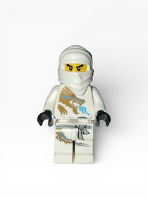 LEGO Ninjago Zane DX Minifigure njo0018 2011 (2171 2260) The Golden Weapons