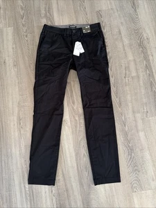 Express Men’s Black Skinny Hyper Stretch Pants 34x34 Slacks Trousers - Picture 1 of 7