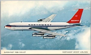 Vintage 1964 NORTHWEST ORIENT AIRLINES Postcard "Interpex Exhibition New York" - Picture 1 of 2