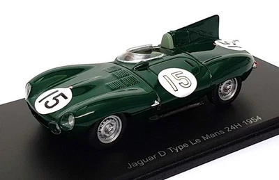 Spark Model 1/43 Scale S2926 - Jaguar D Type #15 Le Mans 24H 1954 - Green - Image 1 of 4