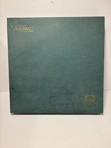 Vintage Scrabble Deluxe Edition (B) 1977 Complete with Turntable Base! Red Tiles - Picture 1 of 7