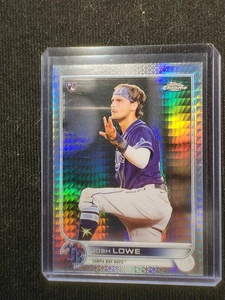 2022 Topps Chrome Hyper Refractor Josh Lowe Rookie Tampa Bay Rays #83 RC - Picture 1 of 2