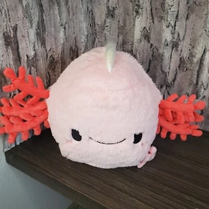 Peluche Squishable Baby Axolotl GRANDE 18" peluche rosa 2021 pesce oceano CARINO - Foto 1 di 9