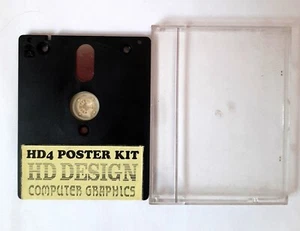 Rare Vintage 3-Inch Floppy Disk - HD4 POSTER KIT by HD Design Computer Graphics. - Bild 1 von 2