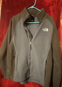 THE NORTH FACE Blue And Gray Fleece Jacket Women’s Small - Picture 1 of 3