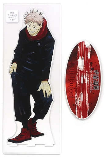 Jujutsu Kaisen Yuji Itadori acrilico MEGA figura supporto acrilico 24 x 9 cm - Immagine 1 di 1