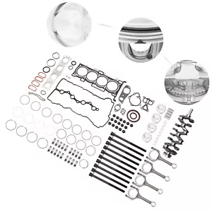 Engine Rebuild Kit Crankshaft & Pistons Gasket & Conrods for G4KJ 2.4L Hyundai - Picture 1 of 19