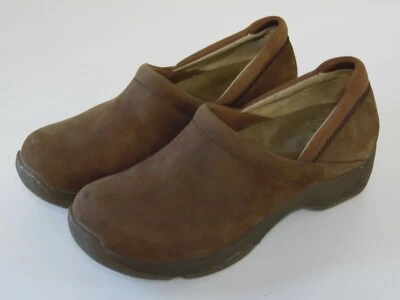 Dansko коричневый поскользнуться на медсестра сабо туфли резиновый скольжения устойчивый подошвы женщин Sz 40 - Изображение 1 из 4