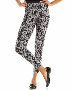 HUE Scribble Bloom Leggings Black X Small - Picture 1 of 1