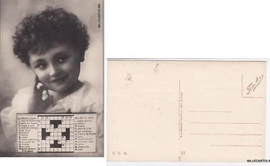 # ENIGMISTICA: MINIPAROLE CROCIATE PRESENTATE DA UNA BAMBINA serie GGM n.22 - Foto 1 di 1