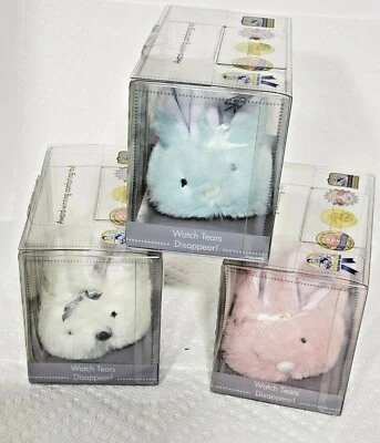Cubo de hielo Boo Boo Bunny pelo largo cómodo juguete Stephen bebé azul-rosa-blanco Foto 1 de 4
